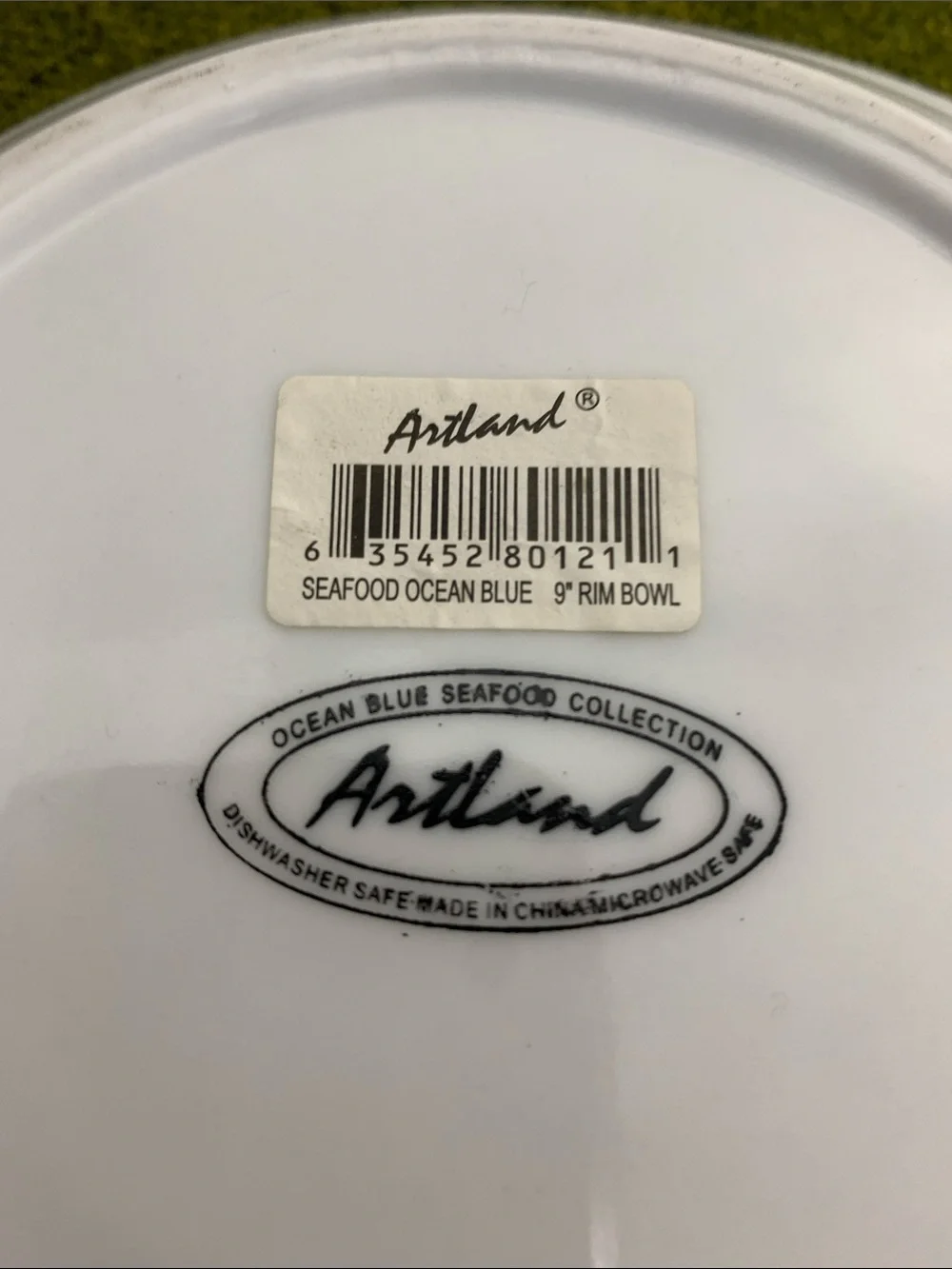 Seafood Ocean Blue by Artland Large Coupe Bowl - Set of 2